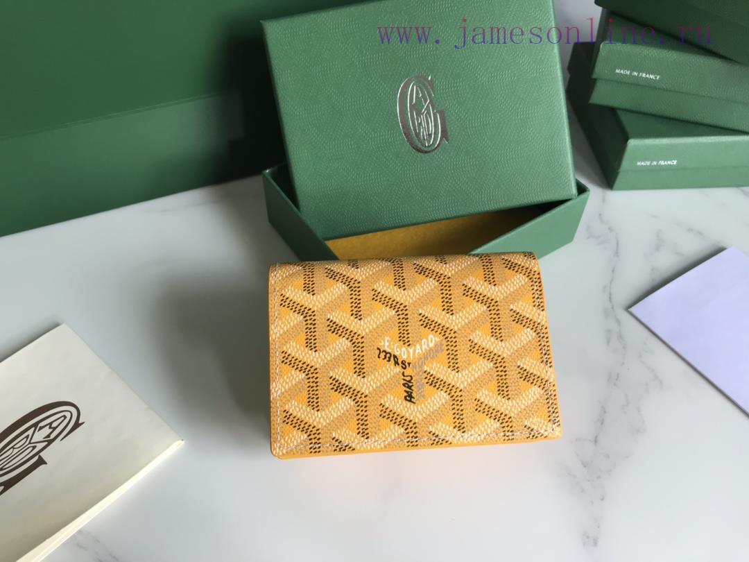 Goyard card holder Cardcase is a must-have item for daily matchingG0YARD was founded in 1853 rd7ms70o