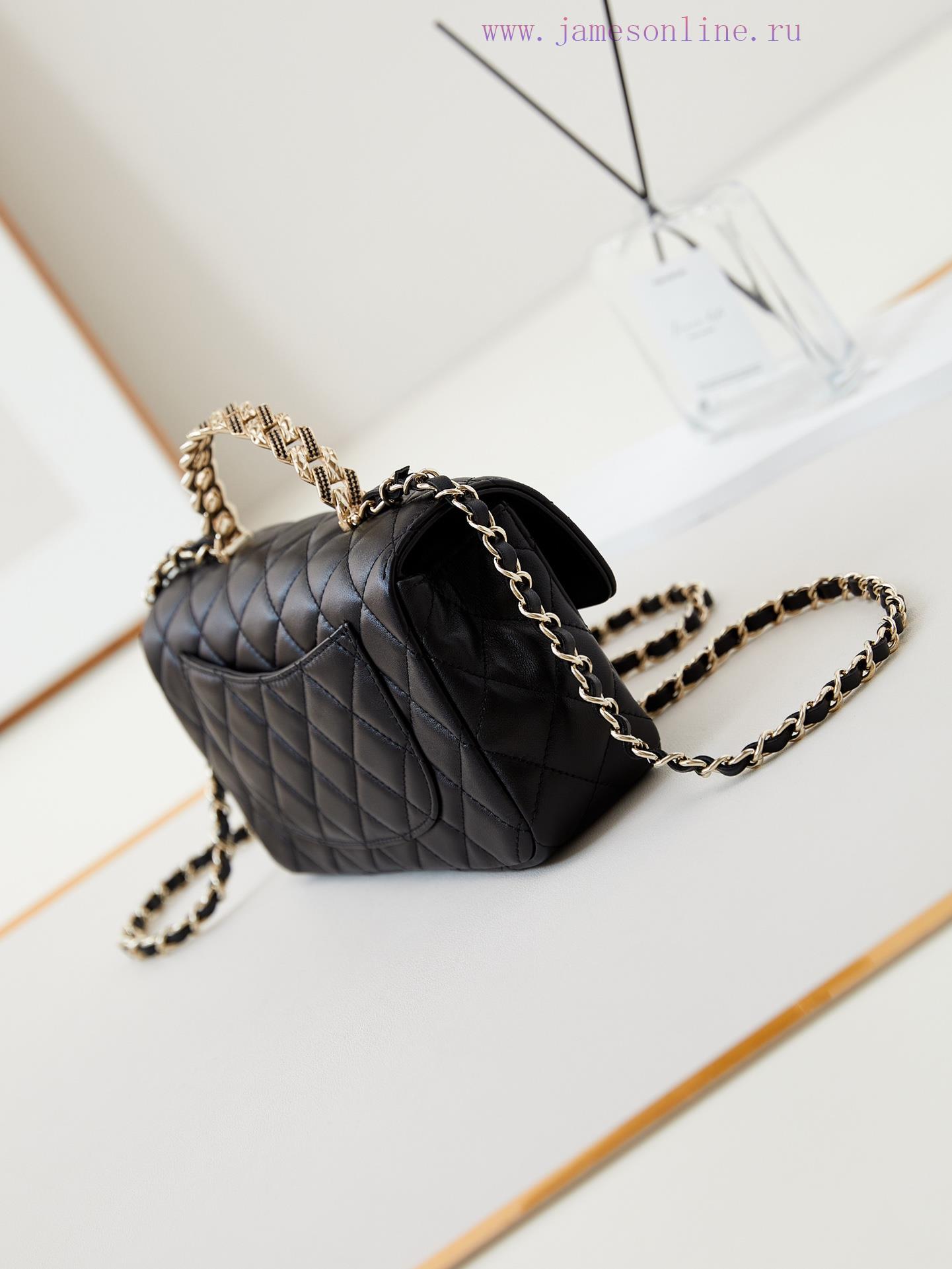 Chanel Bag The appearance of the 24A CF mini is truly stunningThe gentle texture and elegant 5pryv7hw - Image 5