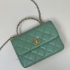 Chanel Bag 𝟮𝟯𝗣 The handle bag is made of cowhide series, with a bright luster, classic desig yw3t3r16