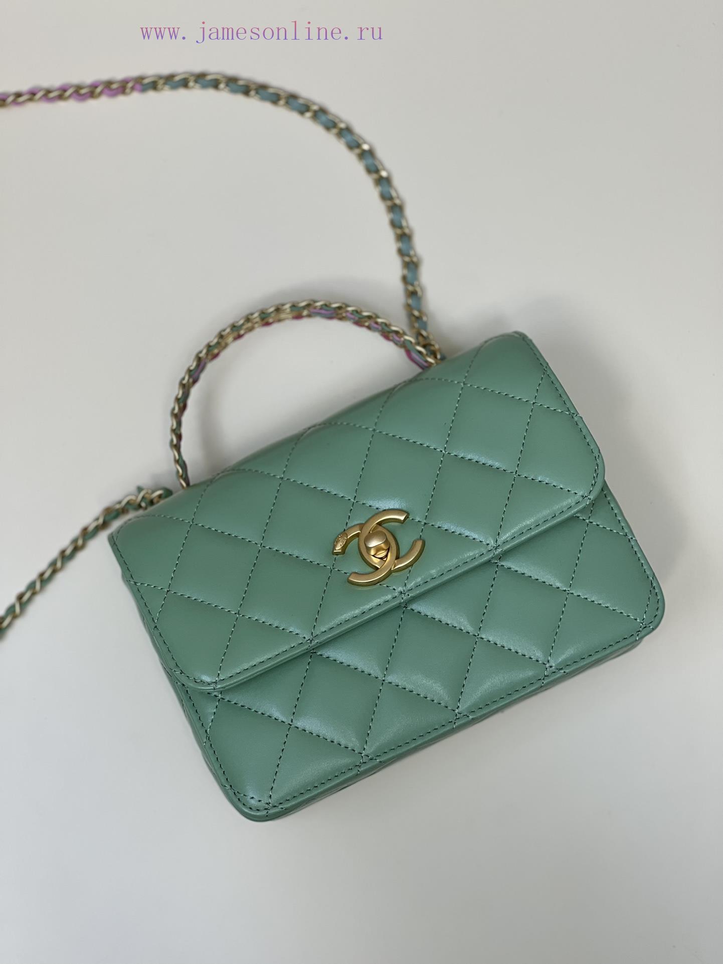 Chanel Bag 𝟮𝟯𝗣 The handle bag is made of cowhide series, with a bright luster, classic desig yw3t3r16 - Image 2