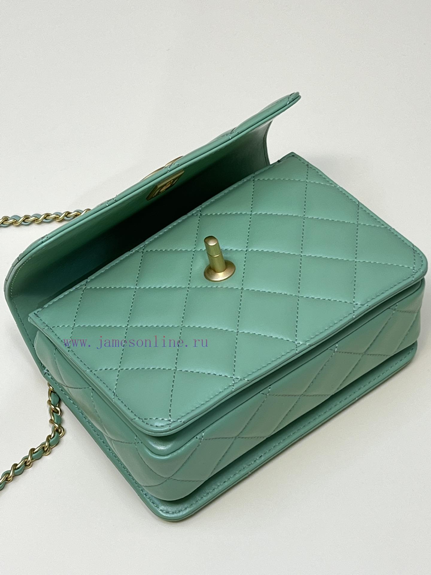 Chanel Bag 𝟮𝟯𝗣 The handle bag is made of cowhide series, with a bright luster, classic desig yw3t3r16 - Image 9