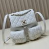 Chanel Bag 𝟮𝟯𝗣 Super popular double backpack, very small in size, about the same size as the 5cj9yxnu
