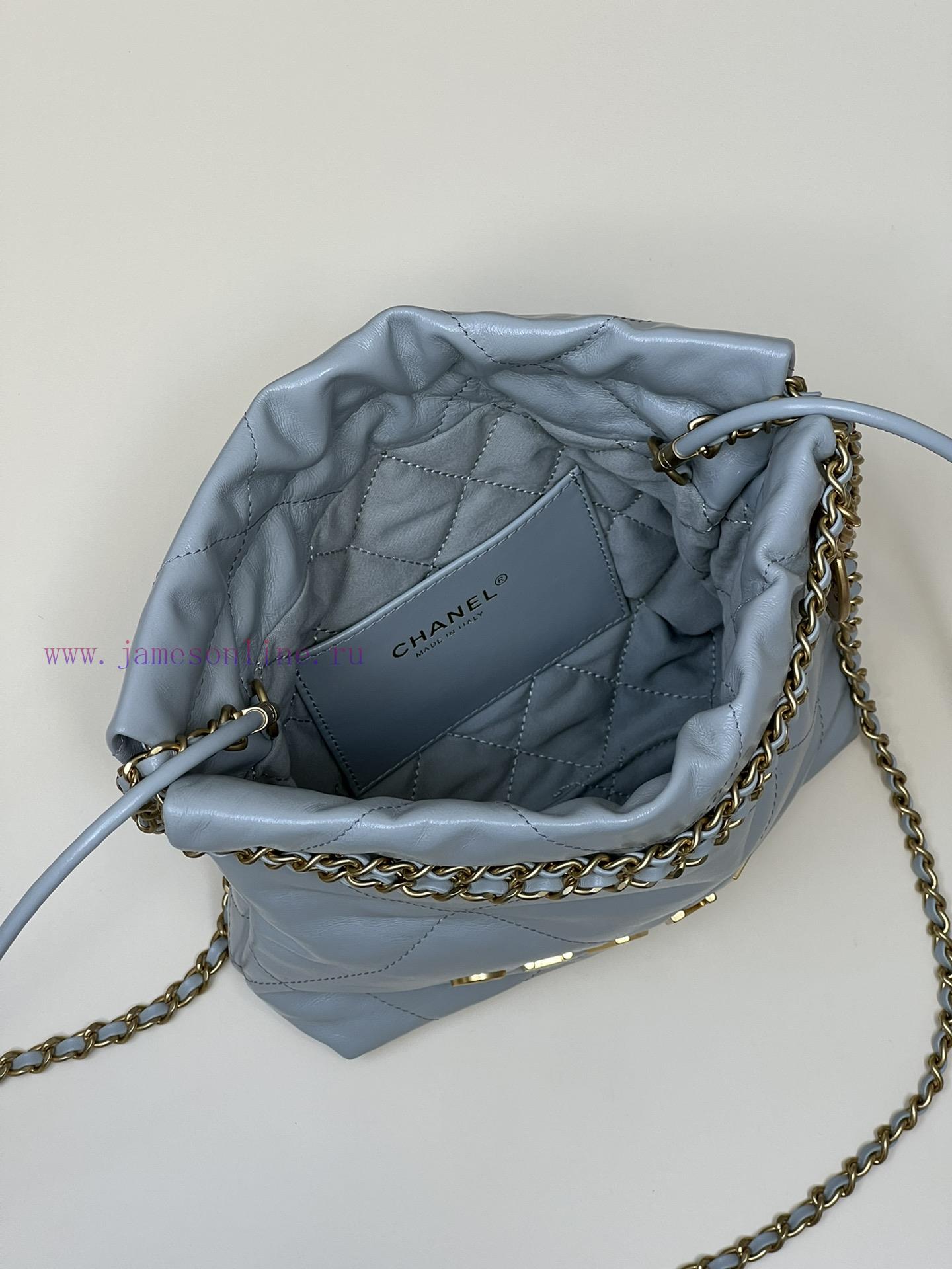 Chanel Bag 𝟮𝟯𝗦𝟮𝟮𝗯𝗮𝗴𝗠𝗶𝗻𝗶 Haze Blue/GoldThousands of eagerly anticipated shoes are here, a red 78ssa8i5 - Image 8