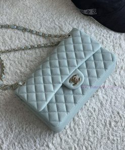 Chanel Bag 𝗖𝗛𝗔𝗡𝗘𝗟𝘾𝙁 Series Caviar Ball Pattern Quality with Sheepskin Inner𝙎𝙞𝙯𝙚 𝟮𝟱.𝟱𝗰𝗺Model nshy5ntu