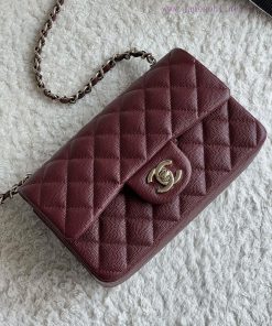 Chanel Bag 𝗖𝗛𝗔𝗡𝗘𝗟𝘾𝙁 Series Caviar Ball Pattern Quality with Sheepskin Inner𝙎𝙞𝙯𝙚 𝟮𝟬𝗰𝗺Model 𝟭𝟭 kny2bwa0