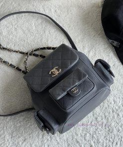 Chanel Bag 𝟮𝟯𝗸 New backpackThe leather is made of caviar and cowhideThe perfect combination wcuce94l