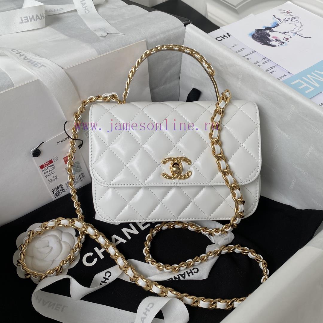 Chanel Bag Chanel 23B new handle AS4306 leather chain and diamond patterned mandarin duck bu 3xyq46p3 - Image 2