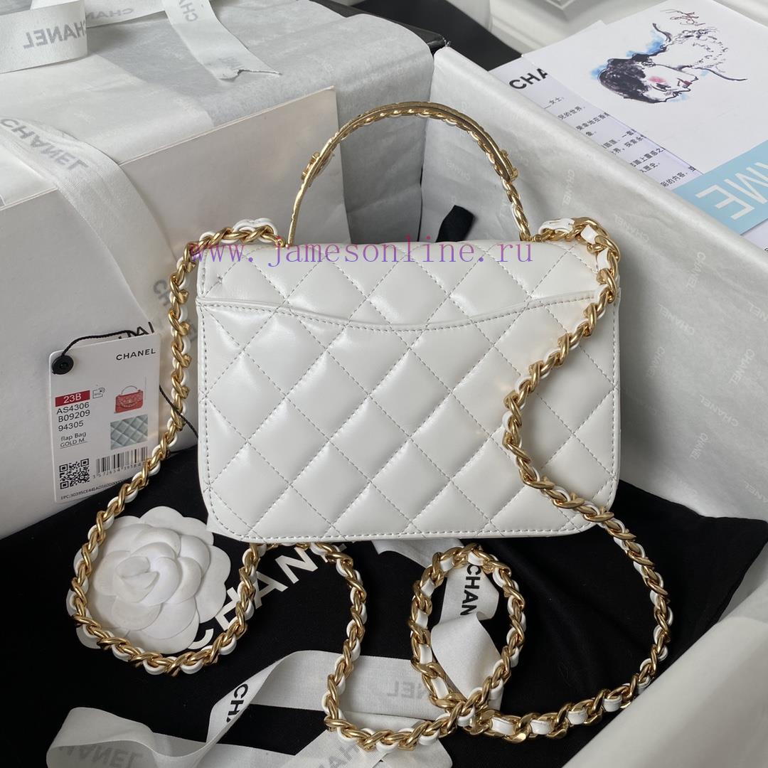 Chanel Bag Chanel 23B new handle AS4306 leather chain and diamond patterned mandarin duck bu 3xyq46p3 - Image 3