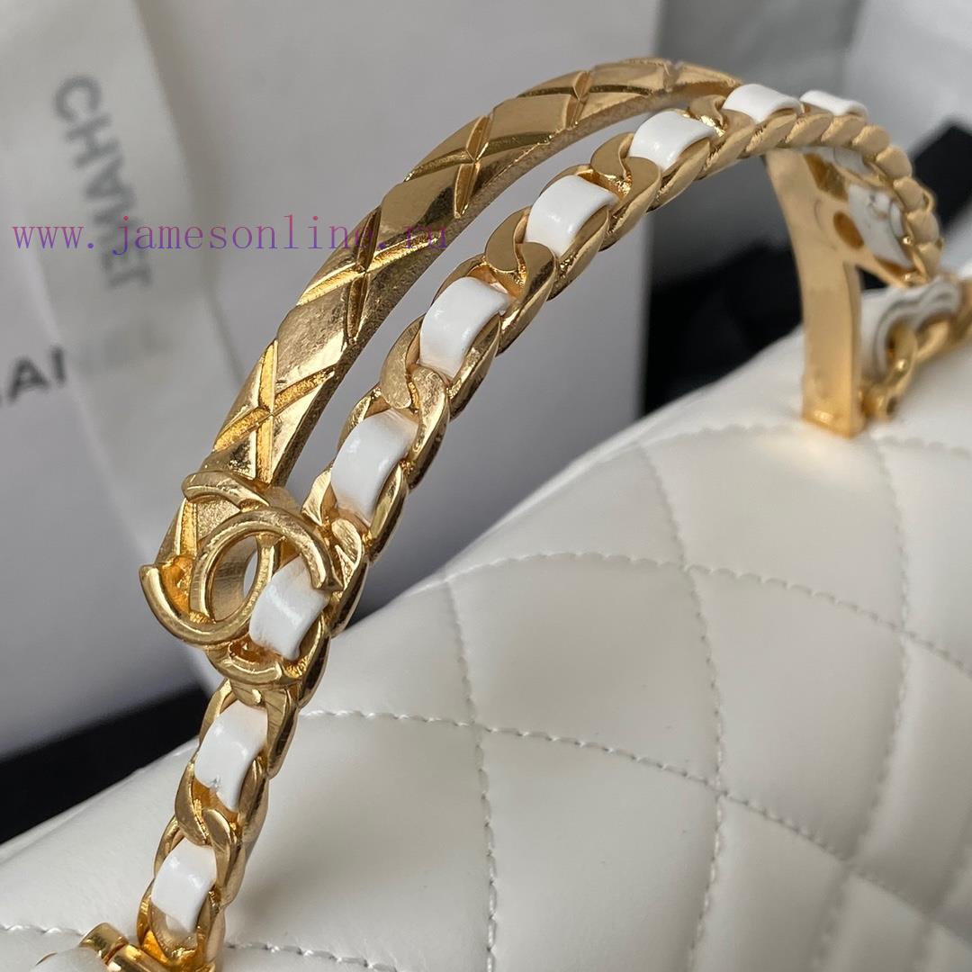 Chanel Bag Chanel 23B new handle AS4306 leather chain and diamond patterned mandarin duck bu 3xyq46p3 - Image 5