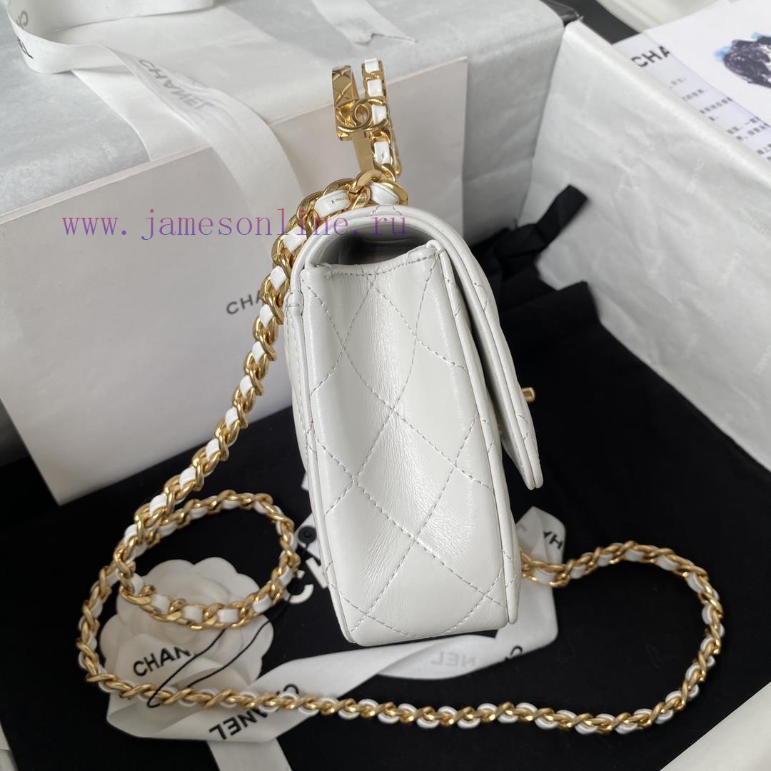 Chanel Bag Chanel 23B new handle AS4306 leather chain and diamond patterned mandarin duck bu 3xyq46p3 - Image 6