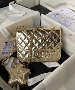 Chanel Bag Chane ️ 24c Star Collection Sparkling Radiant Goddess AS4647Open a party C for th an2e2myw