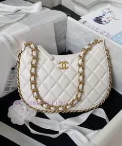 Chanel Bag Chanel Hippie Bag | 23B New AS4378New design hobo~The edging is inlaid with exqui u54djg7o