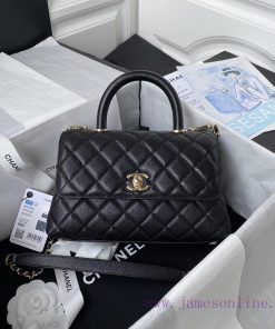 Chanel Bag Black ball player: 21 year new 92990 car with lamb skin inside. Classic Cocohandl o9f6y4eu