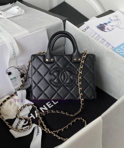 Chanel Bag 𝐂𝐡𝐚𝐧𝐞𝐥 22B New Product Series AS3344 Most Beautiful Makeup Box Bag Double C Large 5ykalez3