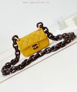 Chanel Bag 23A Dakar High end Handicraft Workshop Peach Wood Limited Edition CF This series zco4s3ra