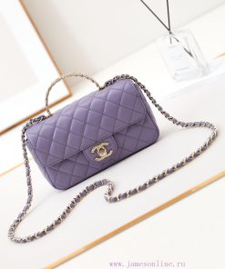 Chanel Bag The appearance of the 24A CF mini is truly stunningThe gentle texture and elegant 2glsoycf