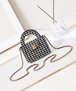 Chanel Bag 23K Kelly Handle Bag with Thousand Bird Grid Mini EditionFashion is a cycle, and o59t1299