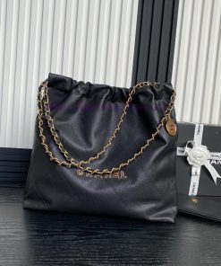 Chanel Bag Chanel 24K particles 22bag lazy atmosphere filled AS3261The design combines fashi c41m2y07