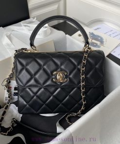 Chanel Bag Chanel Trendy 24C AS92236 CC controller model has made a comeback with its classi gutam0b4