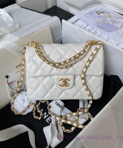 Chanel Bag  Chanel 🧩 Spring/Summer Collection 24P Pearl Chain Mini AS4384 Pearl Chain, paire qb7aino8