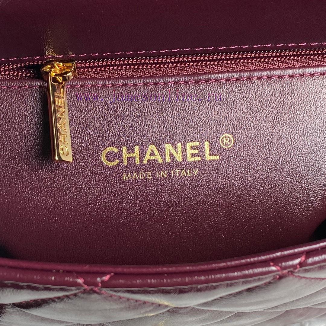 Chanel Bag Chanel 24B Fried Dough Twists knitting handle AS5043 polished sheepskin with meta meb5zijw - Image 10