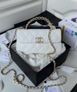 Chanel Bag Chanel 23p Black Horse Kelly Long Handle Bag🤍 Model A3238 🦢Material: Litchi cowhi qnc102ej