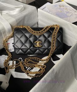 Chanel Bag Chanel 24A Classic Pop up Cap Bag AS4970 Full of LuxurySheepskin material is soft 68o2xdls