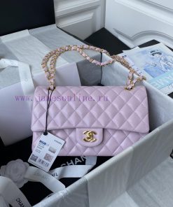 Chanel Bag Light Pink ️ Chanel Classic Flap Bag A01112, a high-end custom-made product from l7erucx7