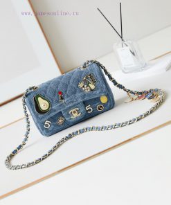 Chanel Bag Chanel limited edition vintage badge denimThe existence of vintage denim denim ab t29lqo1e