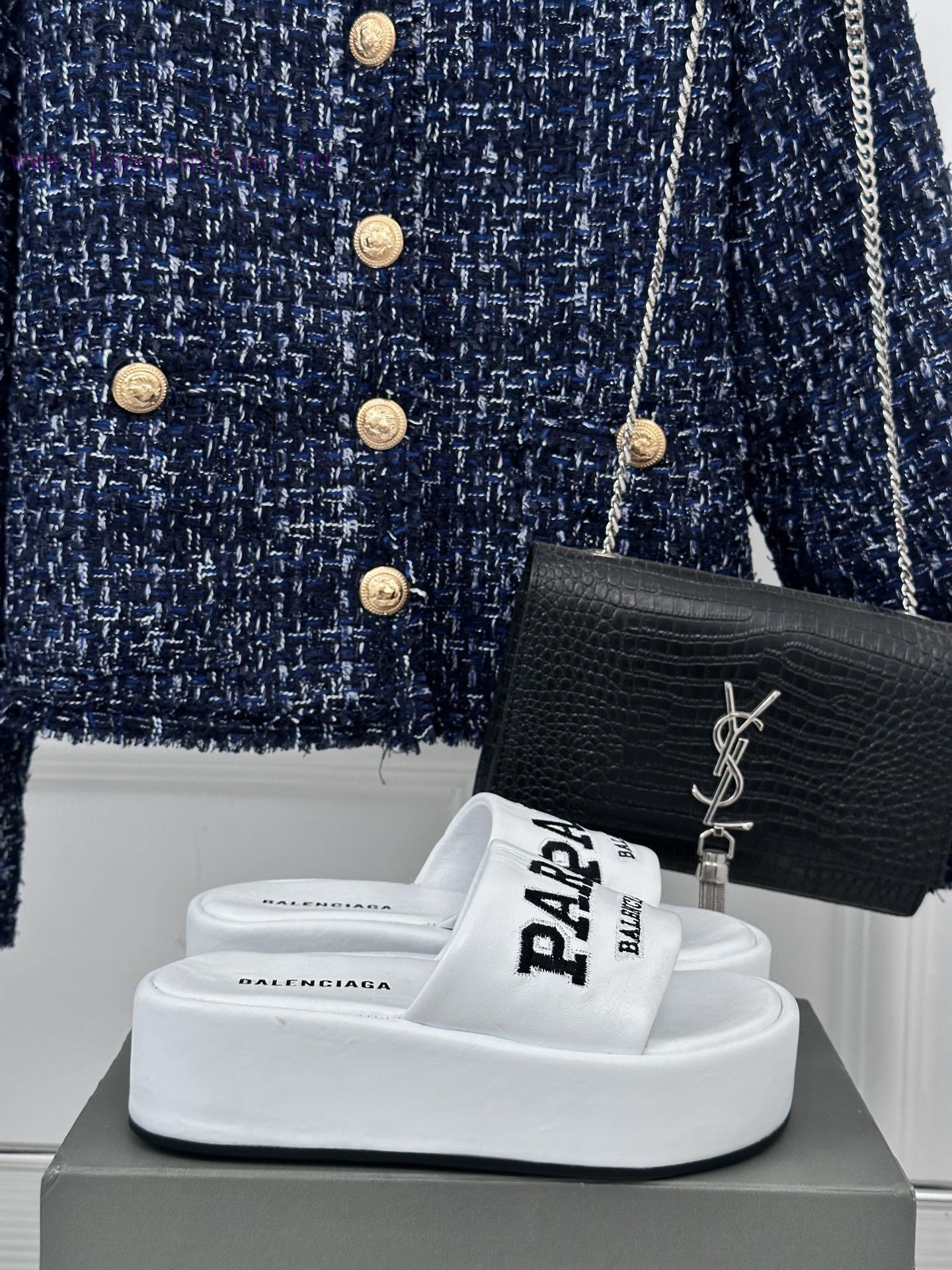 Balenciaga | Balenciaga 24SSpring and summer new thick soled slippersThe correct original vey1asmzhr - Image 2