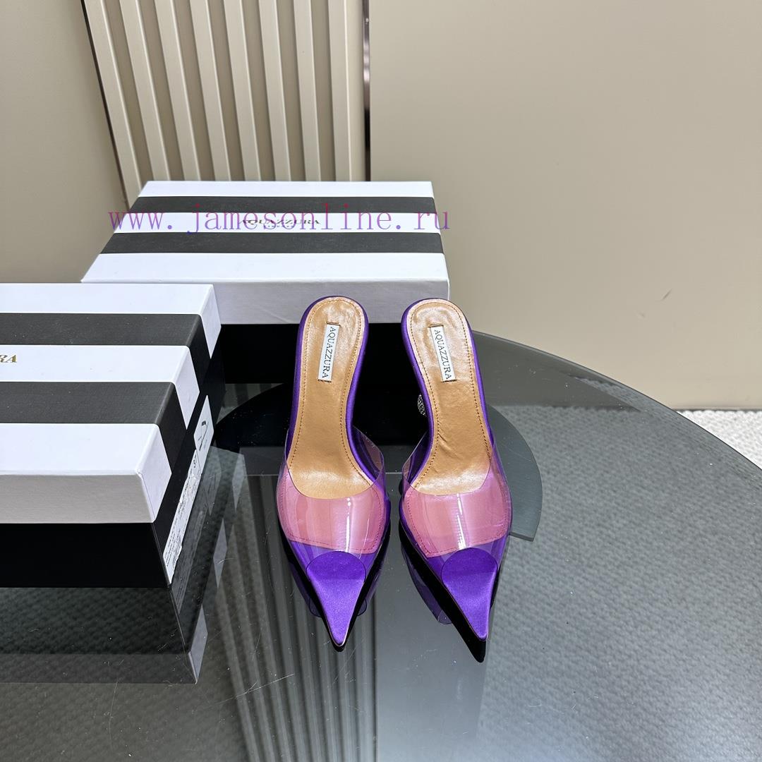 Aquazzura 2024 Spring/Summer New Soleil Series Film High Heel Diamond SandalsFull of charm, a3e1c4px - Image 3