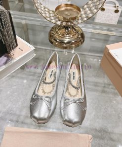 Chain New Color Miu French Fairy Ballet Dance Shoes Come with Beauty New Too Fairy Dance Shoovimo0et