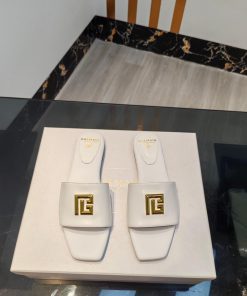 Out, Balmain 2024 Spring/Summer Fashion Flat SlippersBrand Balmain 𝘽𝙖𝙡𝙢𝙖𝙞𝙣 by French fashiona5m5d1iw
