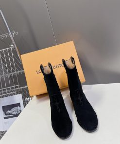 Louis Vuitton LV Donkey Home Autumn/Winter Fashion Show New Western Cowboy Boots This boot iissuj2j3