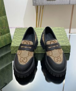 23 Gucci Thick soled GG Couple Shoes Academy Style Retro Casual Shoes Original Custom 11 Remlnayk8q5