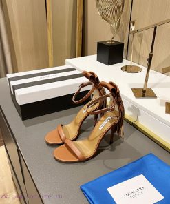 Aquazzura2023Customized tassel high-heeled sandals in Paris showcase, instantly surpassing o0ca1tkzy