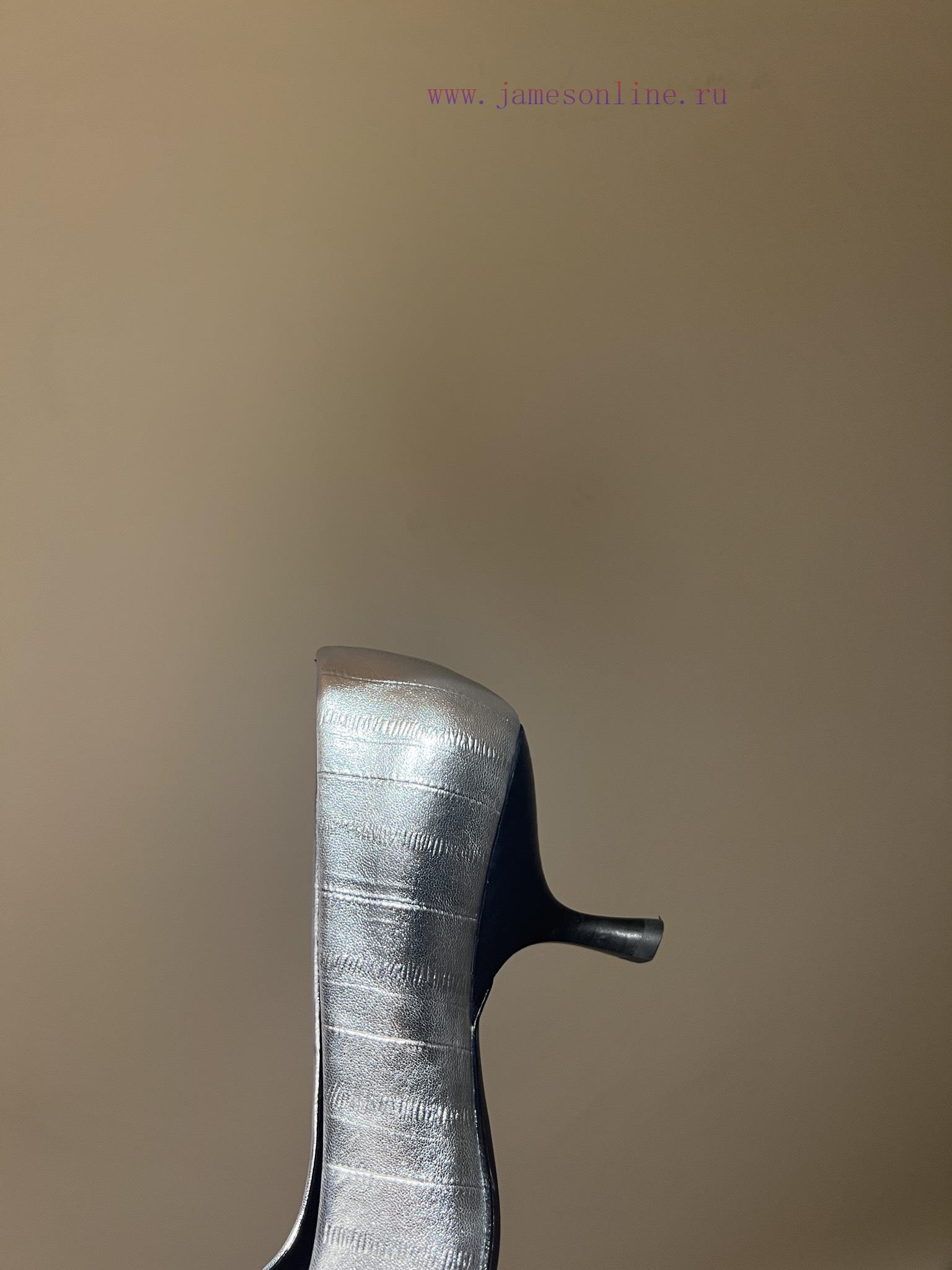 The mostThe row autumn and winter new high-heeled square headed cat heel high-heeled single kjakkxm3 - Image 6
