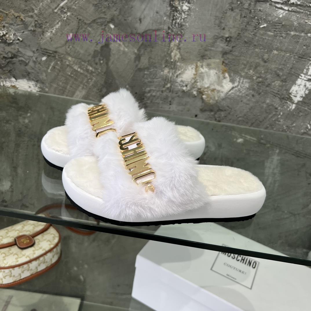 Moschino Mao Mao Slippers ️️ High end Lazy Slippers Released Across the Internet 🧐 Elegant 4714ifvw - Image 3