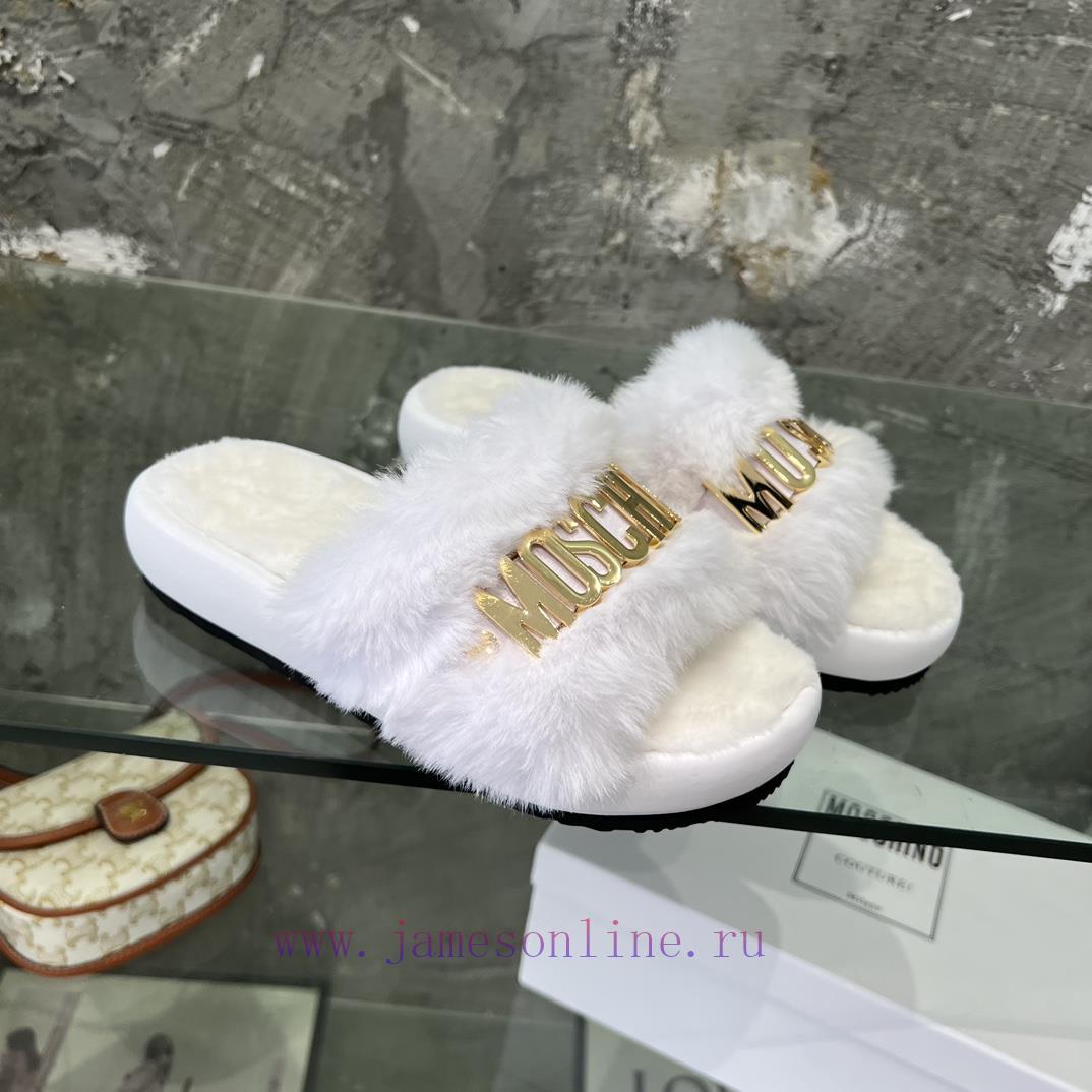 Moschino Mao Mao Slippers ️️ High end Lazy Slippers Released Across the Internet 🧐 Elegant 4714ifvw - Image 4