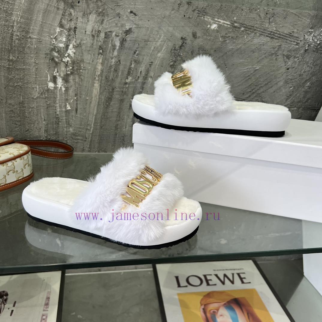 Moschino Mao Mao Slippers ️️ High end Lazy Slippers Released Across the Internet 🧐 Elegant 4714ifvw - Image 8