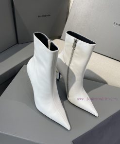 New BALENCIAGA pointed high-heeled cowhide high boots/short ankle bootsTop tier version ️️Th6g7p9uty