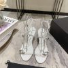 Alexander Wang's 24 Spring/Summer New Dome Middle Heel Sandals with Serpentine Pattern and Srvxv9pxm
