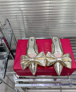 VALENTIN *~24 Spring/Summer Classic Bow Mill Sandals V Home's Eye Shining Classic, Popular i3ubf90lx