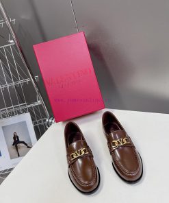 2024 Spring/Summer New Product V-Button Unisex loafers Single ShoesValentin Garavani's classpa9j1tfc