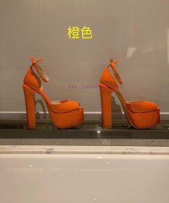 Valent * no hates the sky high waterproof platform fish mouth patent leather high heels, whiv3b41d55