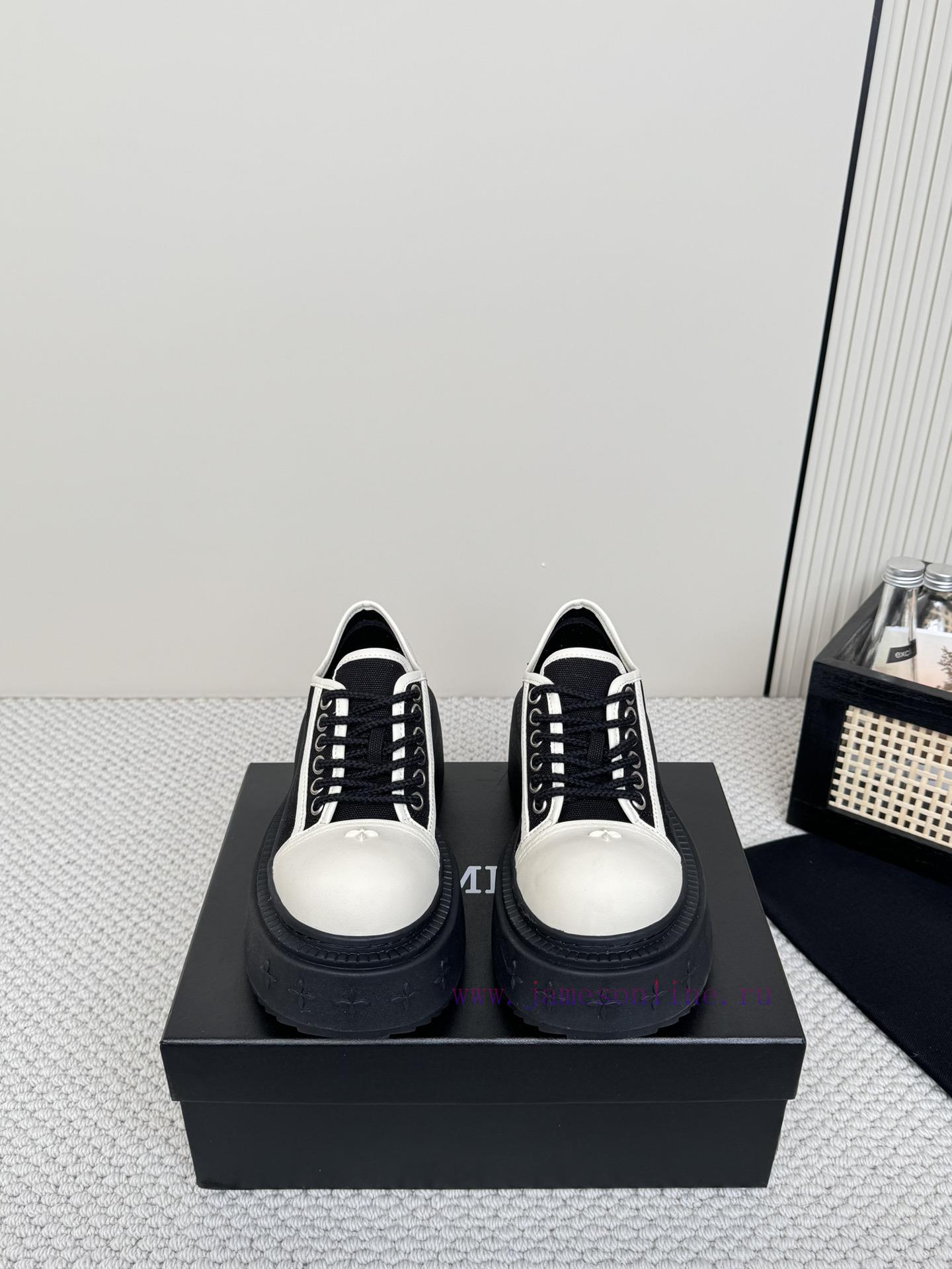 SMFK China-Chic Tide's latest popular cross flower big head thick soled derby shoesVersatilessid5822 - Image 2