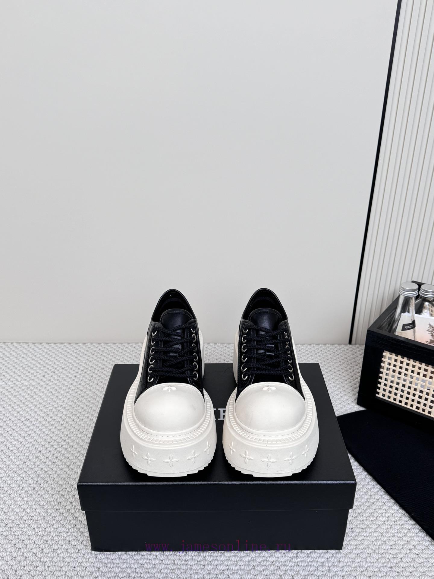 SMFK China-Chic Tide's latest popular cross flower big head thick soled derby shoesVersatileh8z2tc4t - Image 2