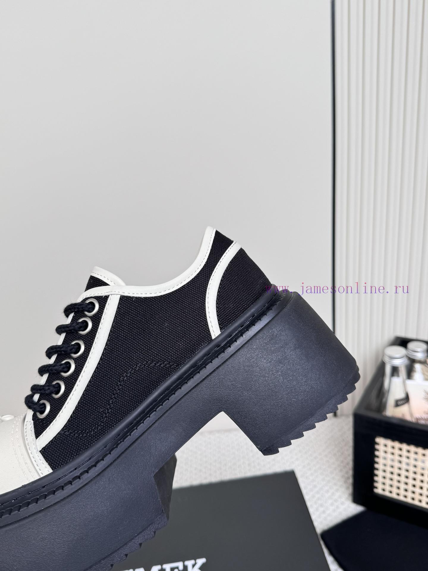 SMFK China-Chic Tide's latest popular cross flower big head thick soled derby shoesVersatilessid5822 - Image 8