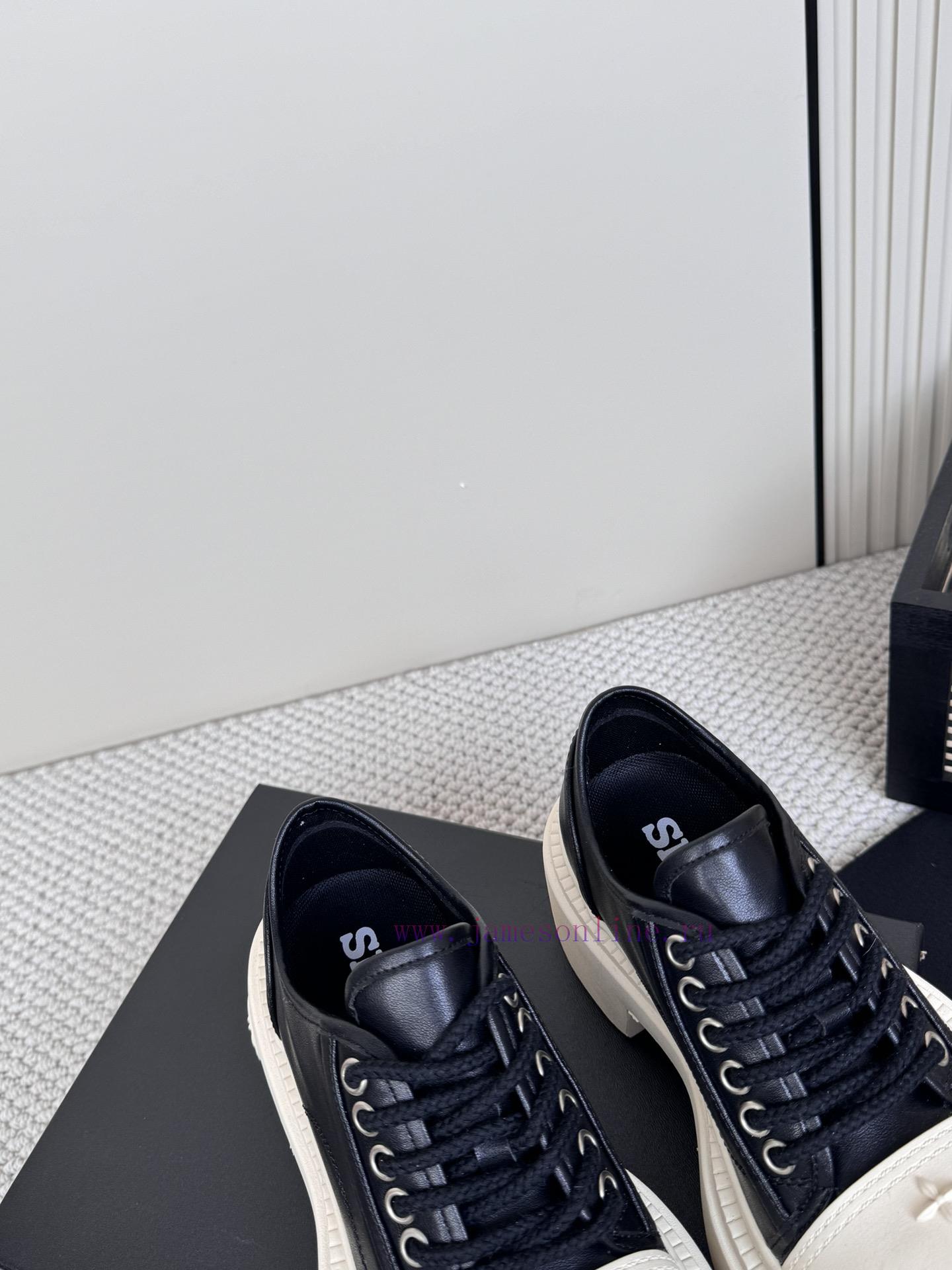 SMFK China-Chic Tide's latest popular cross flower big head thick soled derby shoesVersatileh8z2tc4t - Image 10