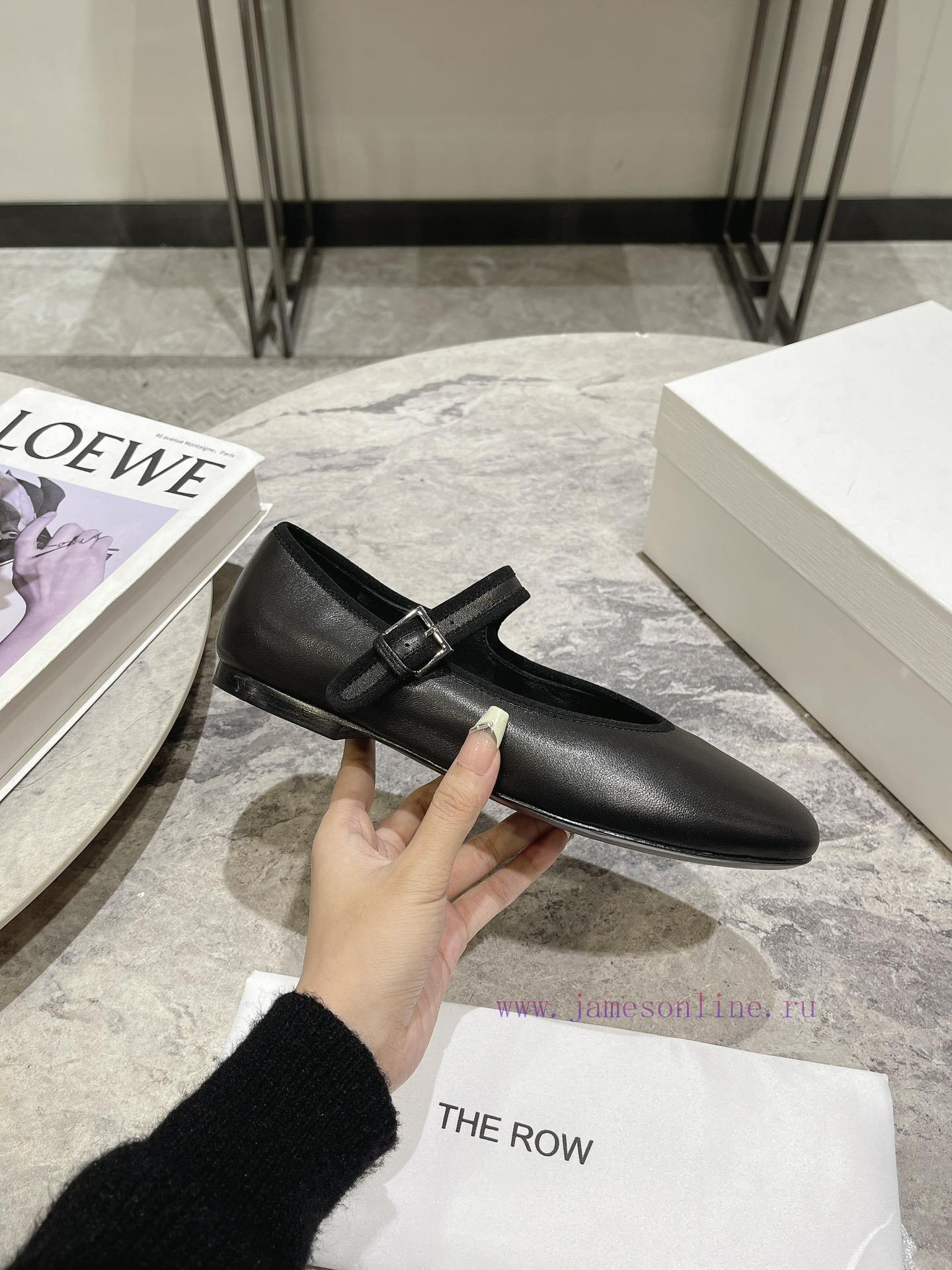 The row ss24 new arrival~THE ROW 24 new Mary Jane shoes, ultimate simplicity but full of tonhn1zbw0 - Image 6